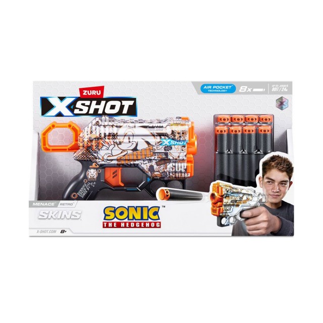 X Shot Sonic Blaster MENACE 8 βέλη