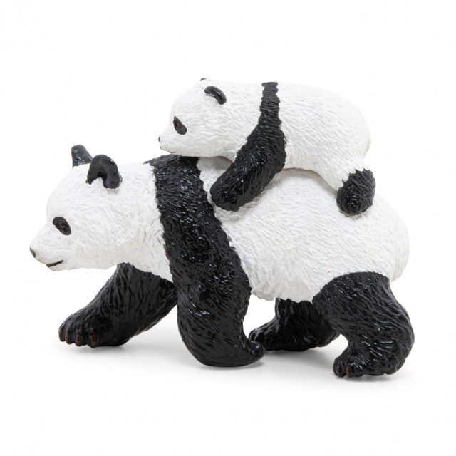 Ειδώλιο Panda με μωρό panda