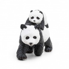 Ειδώλιο Panda με μωρό panda