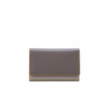 Πορτοφόλι Medium Tri Fold χρώμα fumo