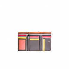 Πορτοφόλι Medium Tri Fold χρώμα fumo
