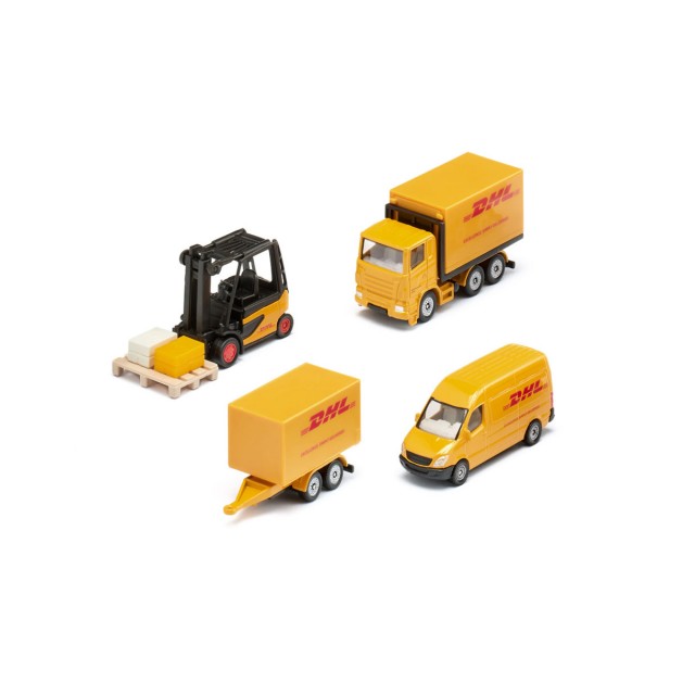 Σετ παιχνιδιών οχημάτων logistics DHL