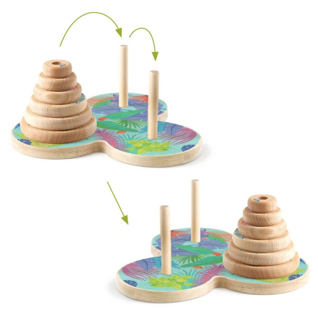 Το παιχνίδι παζλ Towers of Hanoi