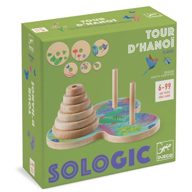 Το παιχνίδι παζλ Towers of Hanoi
