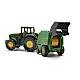 τρέιλερ John Deere και τρακτέρ δέματος