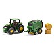 τρέιλερ John Deere και τρακτέρ δέματος