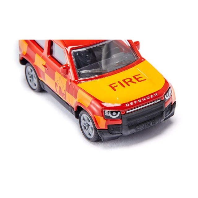 Land Rover Defender Fire Service Jeep Toy