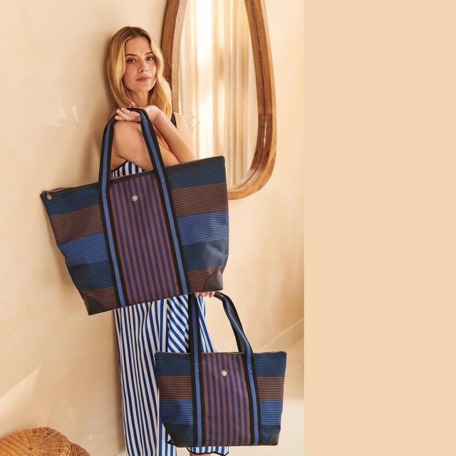 Τσάντα Tilda Tote 47cm 37cm Χρώμα μπλε