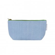 Τσάντα καλλυντικών Brera linoleum 21 cm Χρώμα ανοιχτό μπλε