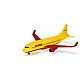 Παιχνίδι φορτηγού αεροπλάνου DHL με αξεσουάρ