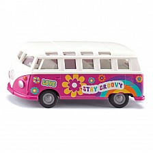 Παιχνίδι μίνι λεωφορείου VW T1 Samba σε σχέδιο "Flower Power"