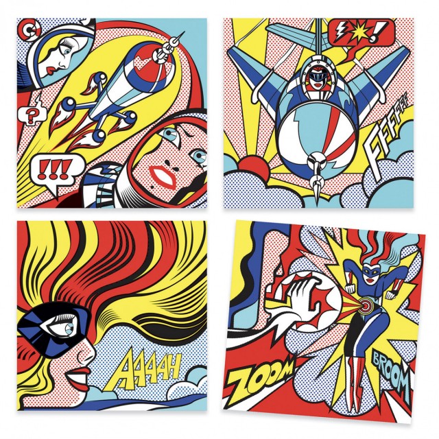 Ζωγραφίστε με μαρκαδόρους Roy Lichtenstein