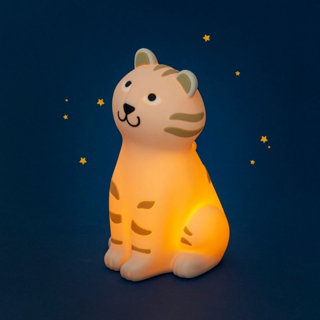 Νυχτερινό φωτιστικό tiger με USB 21,5cm Moulin Roty