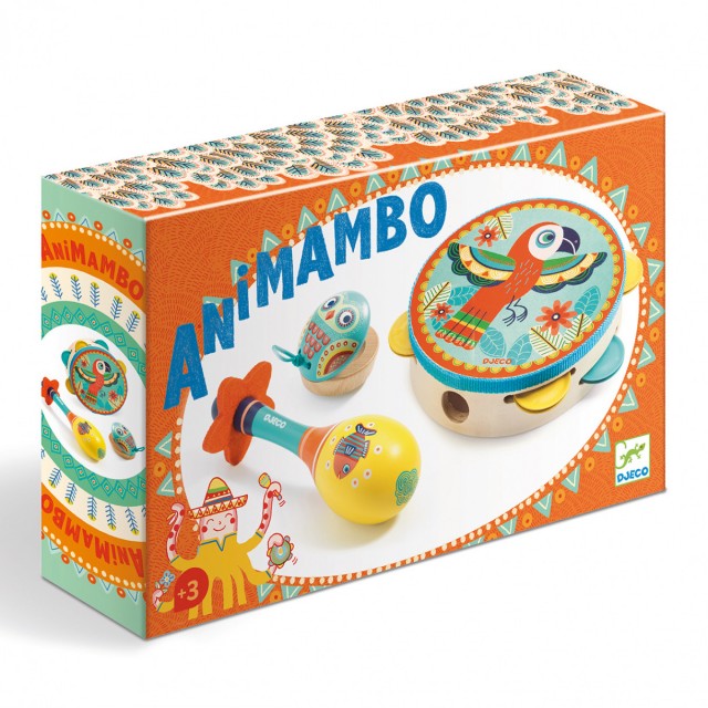 Παιδικά ξύλινα μουσικά όργανα Animambo - Djeco