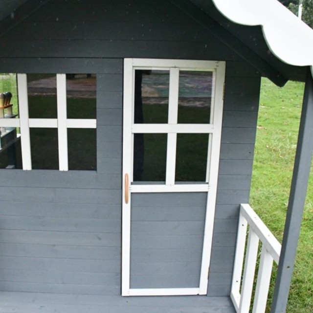 Ξύλινο Παιδικό Σπίτι GINGER HOME, 139x143,5x149 cm, για παιχνίδια στην αυλή και στον κήπο
