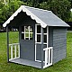 Ξύλινο Παιδικό Σπίτι GINGER HOME, 139x143,5x149 cm, για παιχνίδια στην αυλή και στον κήπο