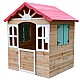 Ξύλινο παιδικό σπιτάκι εξωτερικού χώρου GINGER HOME - για αυλή και κήπο, 115×102×129 εκ.
