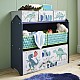 Детска Етажерка GINGER HOME, Органайзер за Играчки с Кутии за Съхранение DINOSAUR