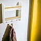 Детска Етажерка GINGER HOME, Стенна с Рафтове и Закачалки, Бяла, За Детска Стая