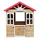 Ξύλινο παιδικό σπιτάκι εξωτερικού χώρου GINGER HOME - για αυλή και κήπο, 115×102×129 εκ.