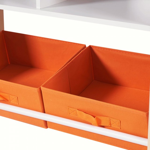 Παιδικό ντουλάπι GINGER HOME, Ράφι για παιχνίδια και βιβλία με μαύρη σανίδα γραφής, σπίτι, ξύλο