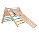 Pickler Triangle GINGER HOME 2 σε 1 Ξύλινο πλαίσιο αναρρίχησης και τσουλήθρα