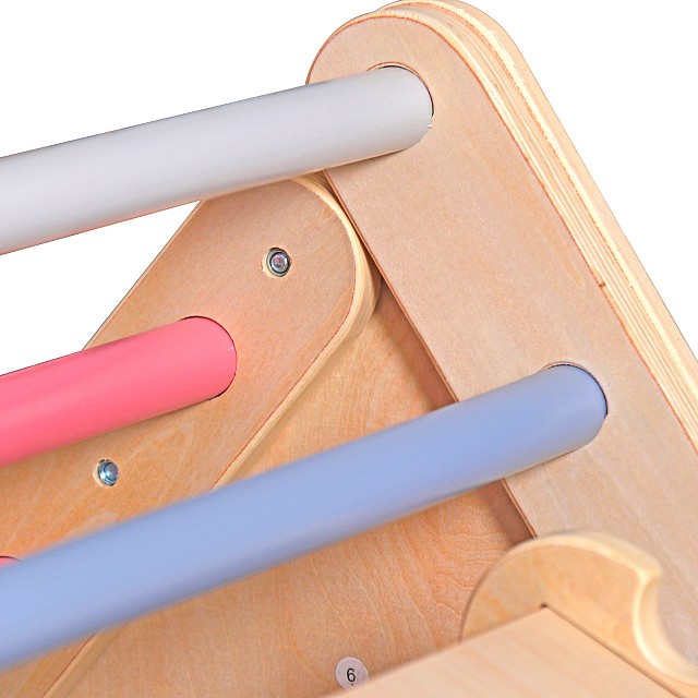 Pickler Triangle GINGER HOME 2 σε 1 Ξύλινο πλαίσιο αναρρίχησης και τσουλήθρα