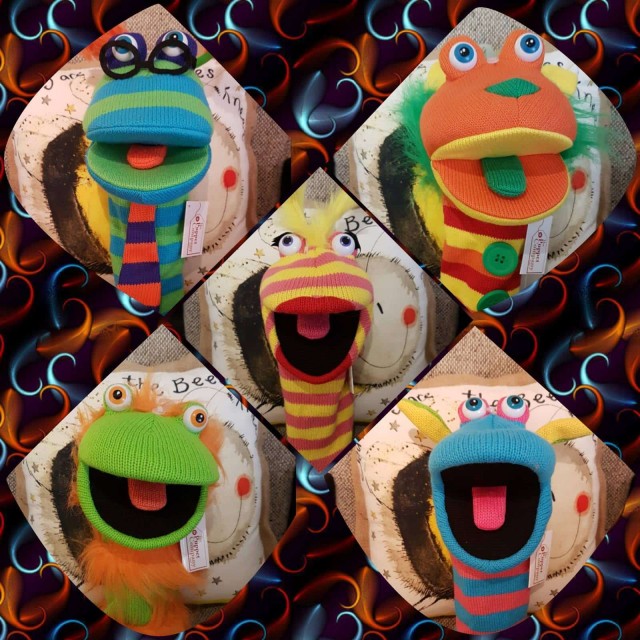 Κούκλα για κουκλοθέατρο Sock Monster Gloria