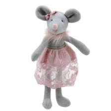 Κούκλα Wilberry Rag Muscle dancer σε ροζ φόρεμα 27 cm.