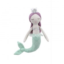 Κουκλίτσα Wilberry Mermaid με μωβ μαλλιά 28 cm.