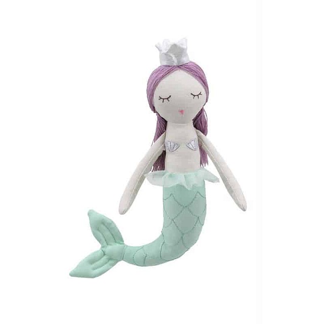 Κουκλίτσα Wilberry Mermaid με μωβ μαλλιά 28 cm.
