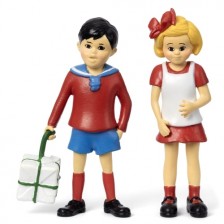 Σετ φιγούρες Pippi - Tommy and Annika