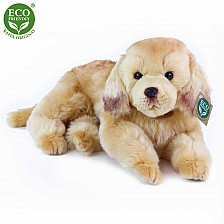 Λούτρινο ξαπλωμένο σκυλί Golden Retriever 32 εκ.