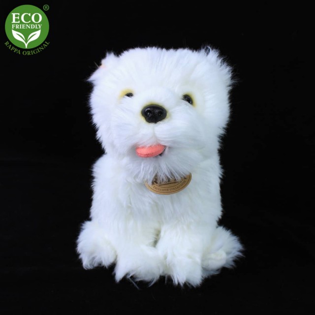 West Highland White Terrier Λούτρινο Dog Sitting 23 cm.