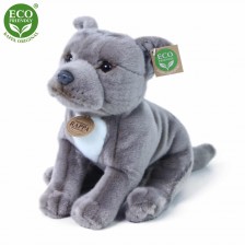 Γεμιστά Starfordshire bull terrier dog γκρι 30 cm.