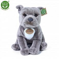 Γεμιστά Starfordshire bull terrier dog γκρι 30 cm.
