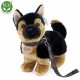 Λούτρινο Dog German Shepherd με λουρί όρθιο 23 cm.