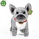 Λούτρινο Dog French Bulldog γκρι όρθιο 30 cm.