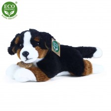 Λούτρινο σκυλί Bernese Mountain Dog ξαπλωμένος 23 cm.