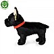 Λούτρινο Dog French Bulldog μαύρο όρθιο 30 cm.