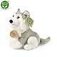 Λούτρινο Husky γκρι 16 cm.