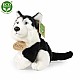 Λούτρινο Husky μαύρο 16 cm.