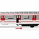 Метално метро Прага 16 см.