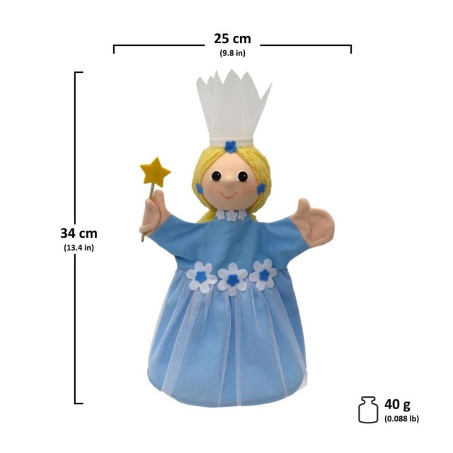 Μαριονέτα για το θέατρο The Flower Fairy blue 34 cm.