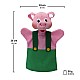 Μαριονέτα για θέατρο Piggy green 26 cm.