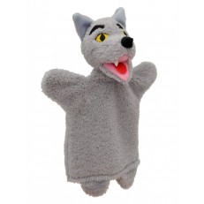 Μαριονέτα για το θέατρο Wolf grey 30 cm.