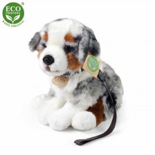Λούτρινο Australian Shepherd με λουρί 27 cm.