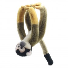 Λούτρινο Squirrel Monkey με βέλκρο πατούσες 30 cm.