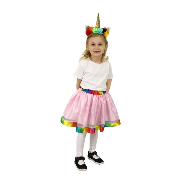 Θεατρική Στολή Unicorn II - τιάρα και φούστα tutu