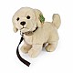 Λούτρινο σκύλο Golden Retriever με λουρί 25 cm.